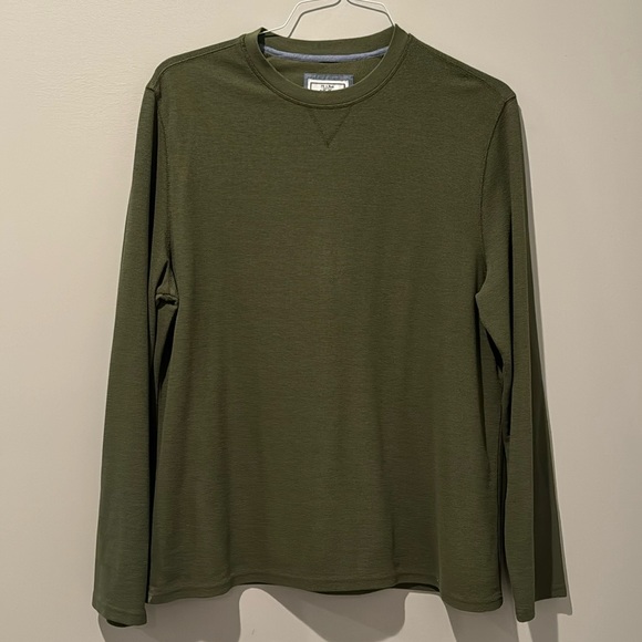 Jos. A. Bank Tailored Fit Green Knit Crew Neck Sweater XL - Picture 1 of 4